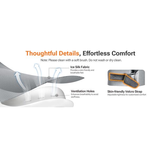 Pink Ergonomic Neck Brace V-Shaped Cervical Collar for Pain Relief & Support M - Picture 15 of 16